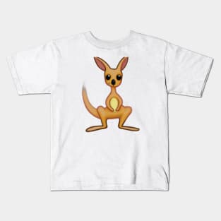 Cute Kangaroo Drawing Kids T-Shirt